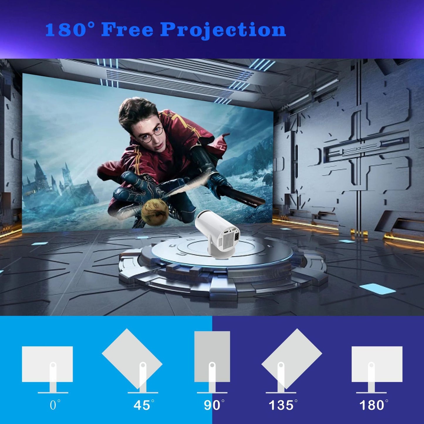 Wireless Freedom, Big Screen Experience, Ultra High Definition 4K Projector