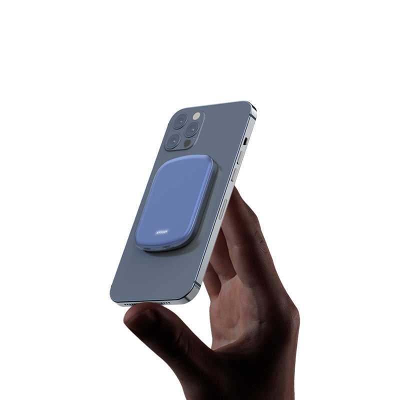Compact. Powerful. Effortless. Magnetic Wireless Portable Power Bank