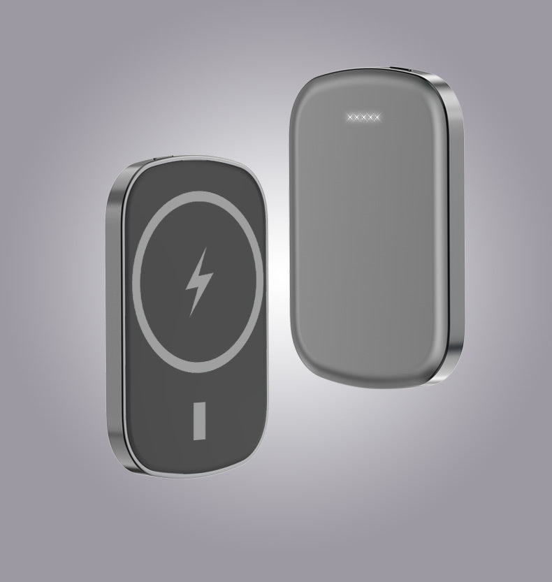 Compact. Powerful. Effortless. Magnetic Wireless Portable Power Bank