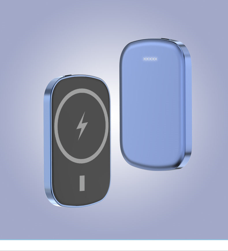 Compact. Powerful. Effortless. Magnetic Wireless Portable Power Bank