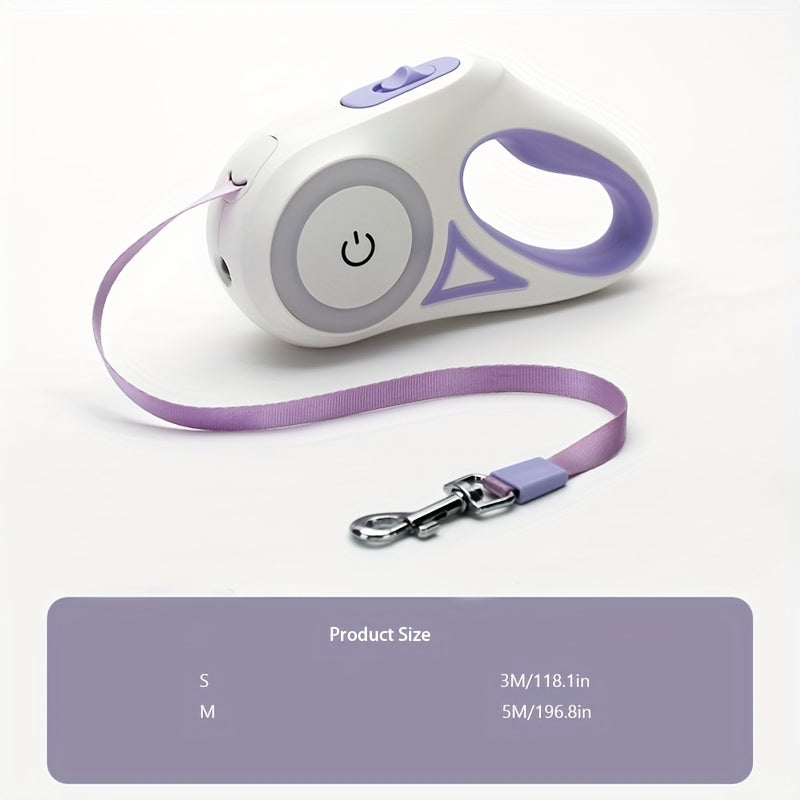 Fetch the Fun.3 And 5 Meters Dog Leash with Light