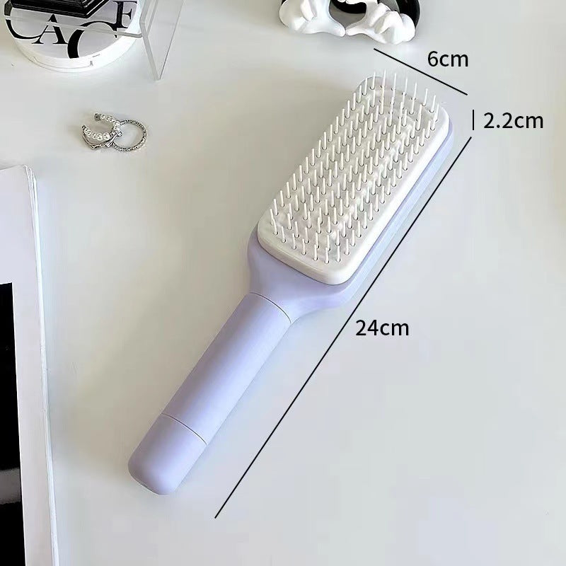Healthy Hair, Clean Brush 4 In 1 Self Cleaning Hairbrush