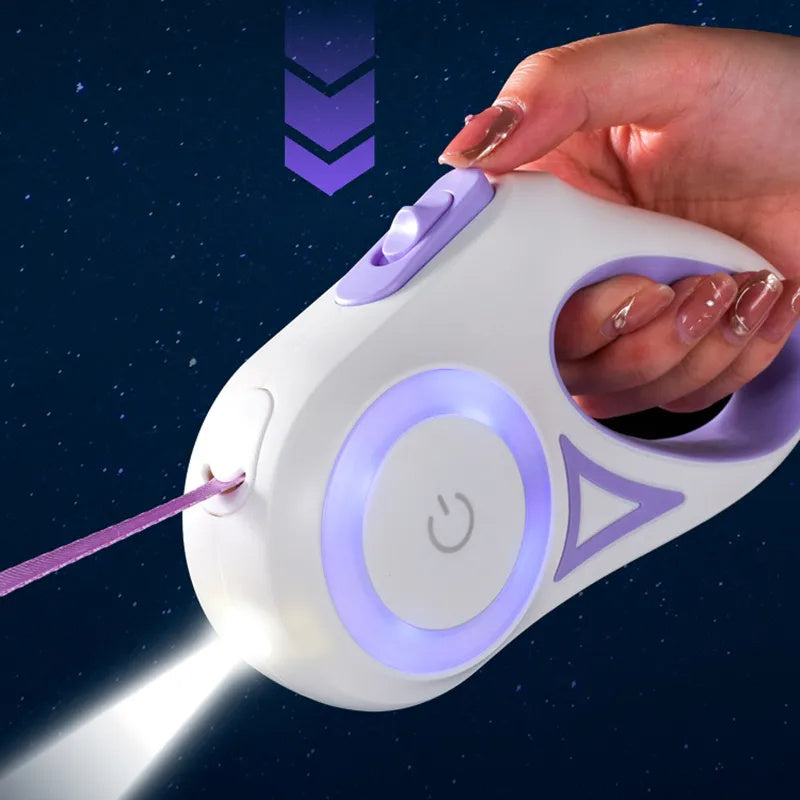 Fetch the Fun.3 And 5 Meters Dog Leash with Light