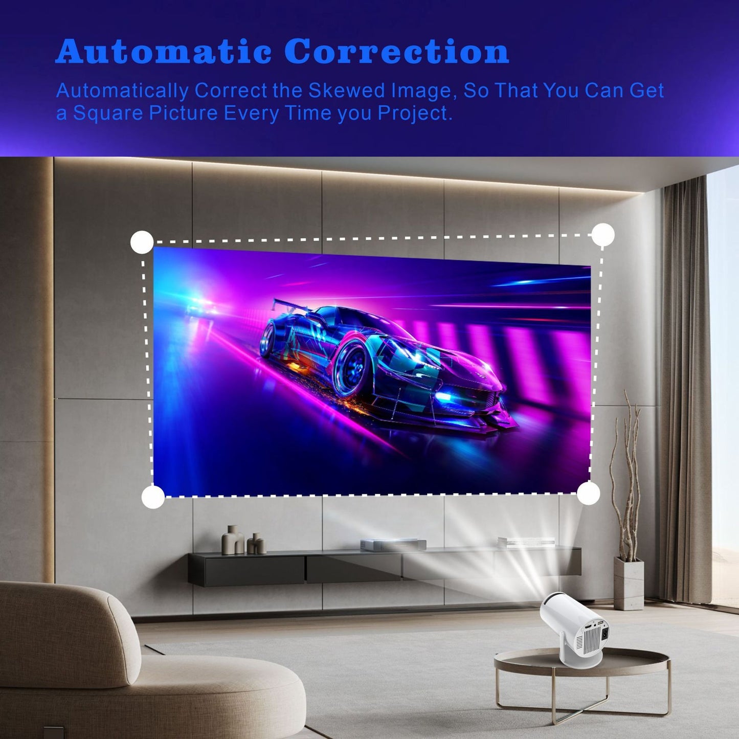 Wireless Freedom, Big Screen Experience, Ultra High Definition 4K Projector