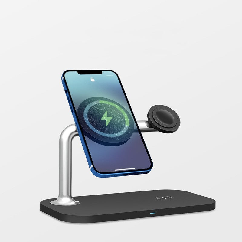 Power up anywhere, anytime. Magnetic 3-in-1 Wireless Charger